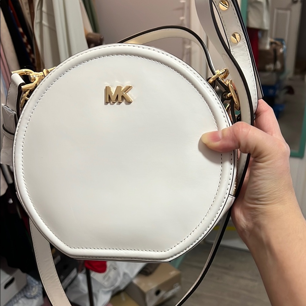 Michael Kors White Crossbody Bag